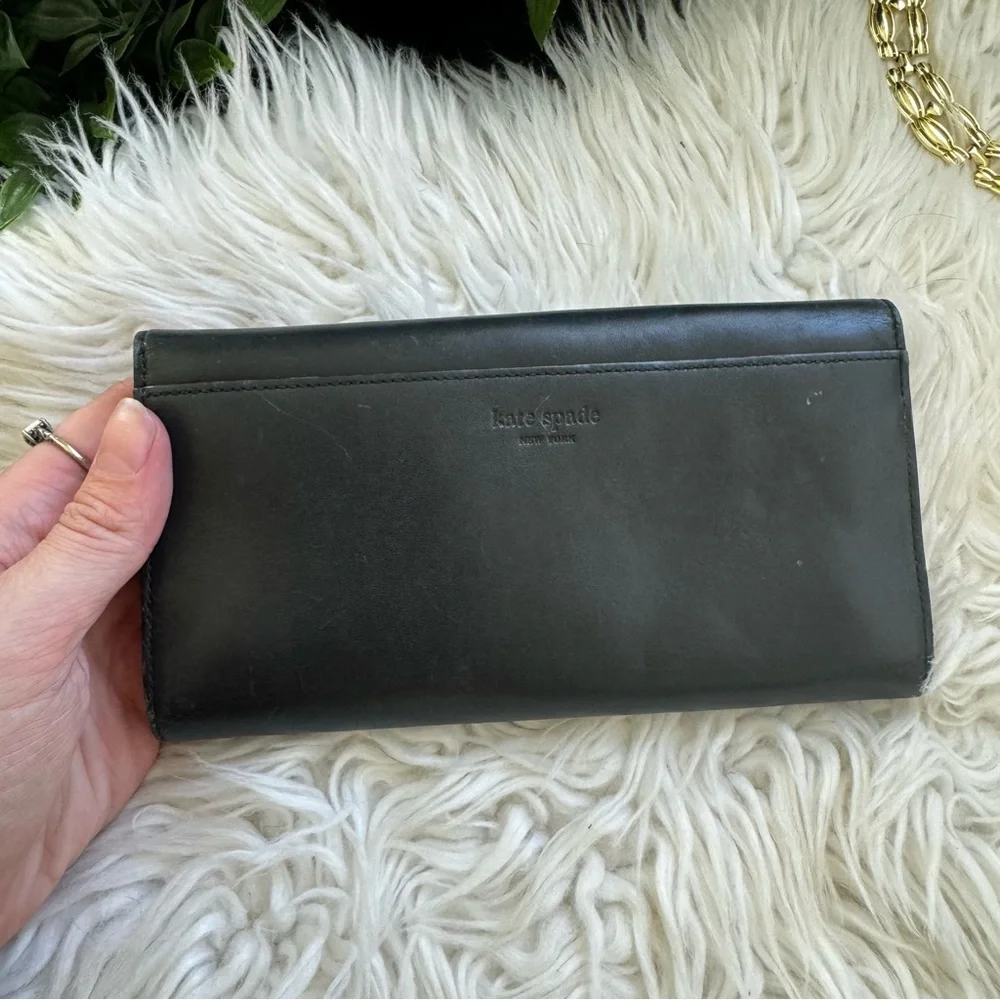 Kate Spade Black Leather Wallet